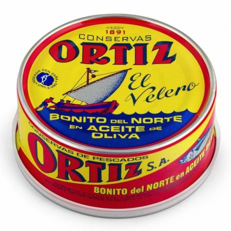 Bonito del norte  en aceite de oliva ORTIZ lata-250 gr.