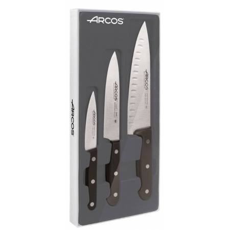 Set de 3 cuchillos de cocina serie universal estuche ARCOS