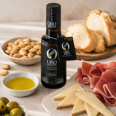 Aceite de oliva virgen extra Picual botella 250 ml ORO BAILEN